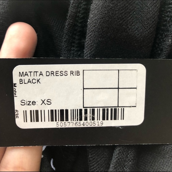 Motel rocks black wrap around halter cross neck matita dual mini and midi dress - Picture 11 of 11